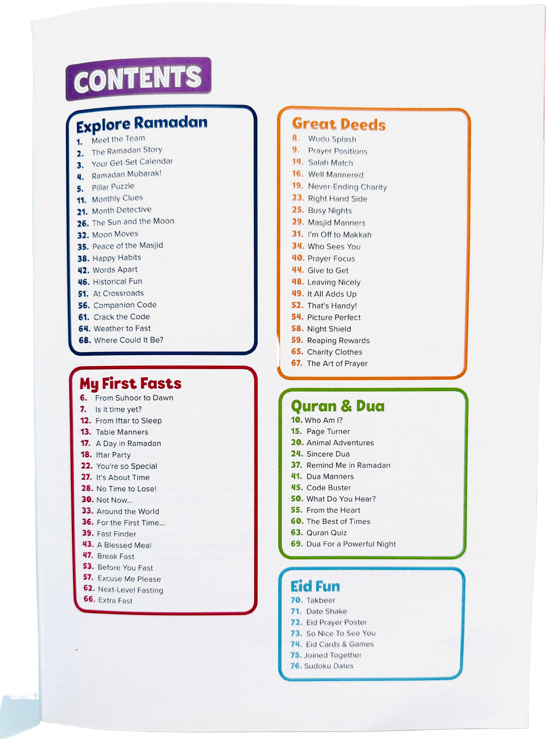 Ramadan Activity Book (Little Kids)