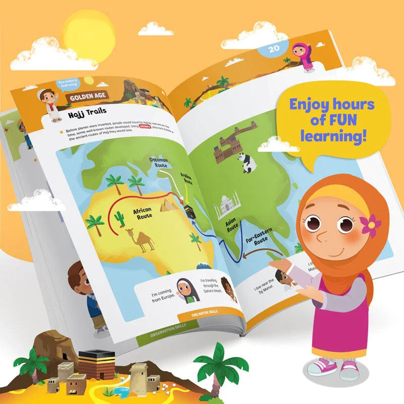 Hajj & Umrah Activity Book – Big Kids Edition (8+)